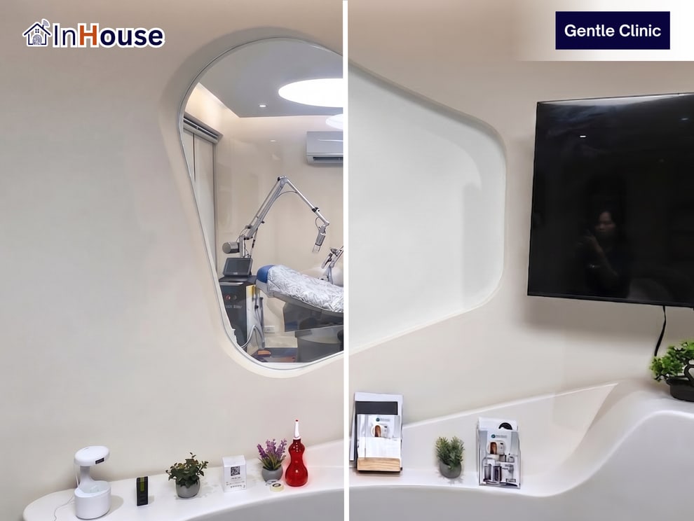 คลินิกเสริมความงาม Beauty Clinic ฟิล์มไฟฟ้า Smart Film กระจกฝ้าไฟฟ้า Smart Glass · InHouse