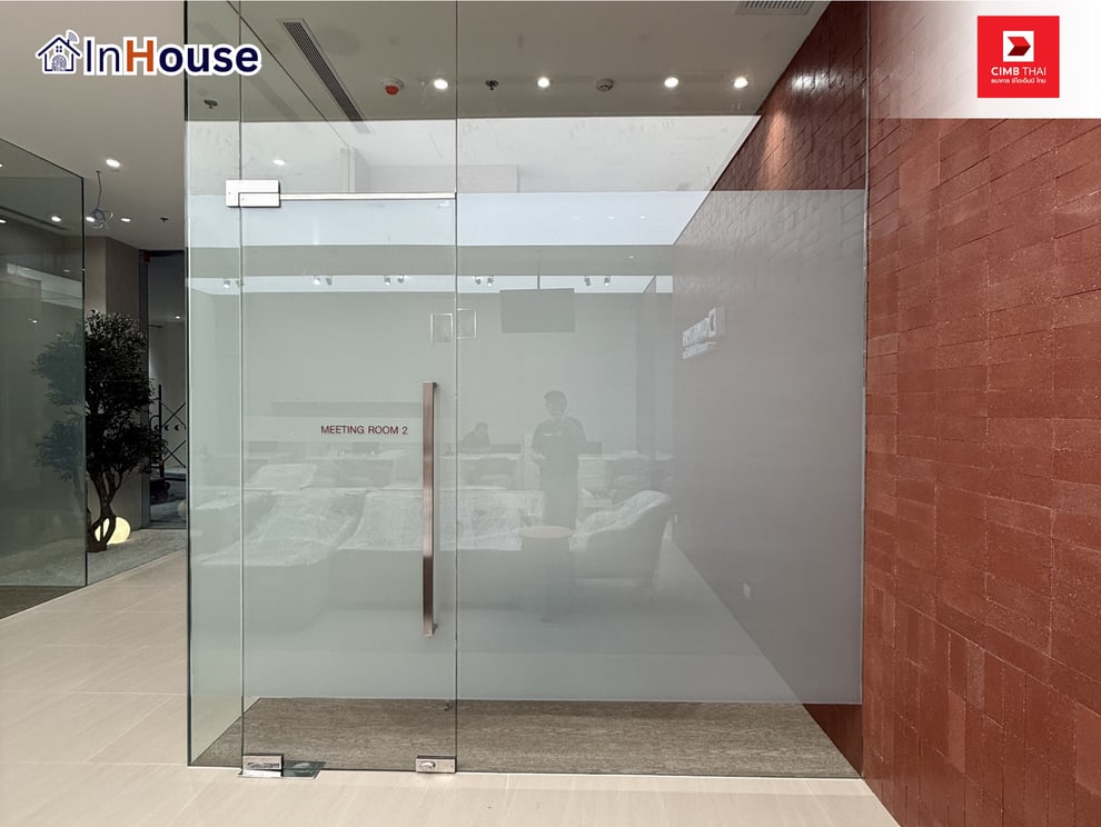 Private Banking HNW Suite CIMB ฟิล์มไฟฟ้า Smart Film กระจกฝ้าไฟฟ้า Smart Glass · InHouse