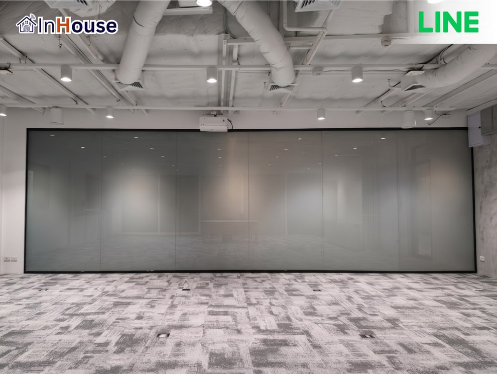 Tech HQ Global Brand · LINE Thailand · ฟิล์มไฟฟ้า กระจกฝ้าไฟฟ้า InHouse Smart Film Smart Glass