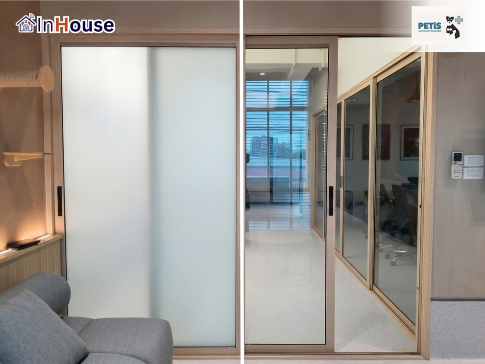 PETiS Animal Hospital โรงพยาบาลสัตว์ ฟิล์มไฟฟ้า Smart Film medical-grade anti-bacterial · InHouse