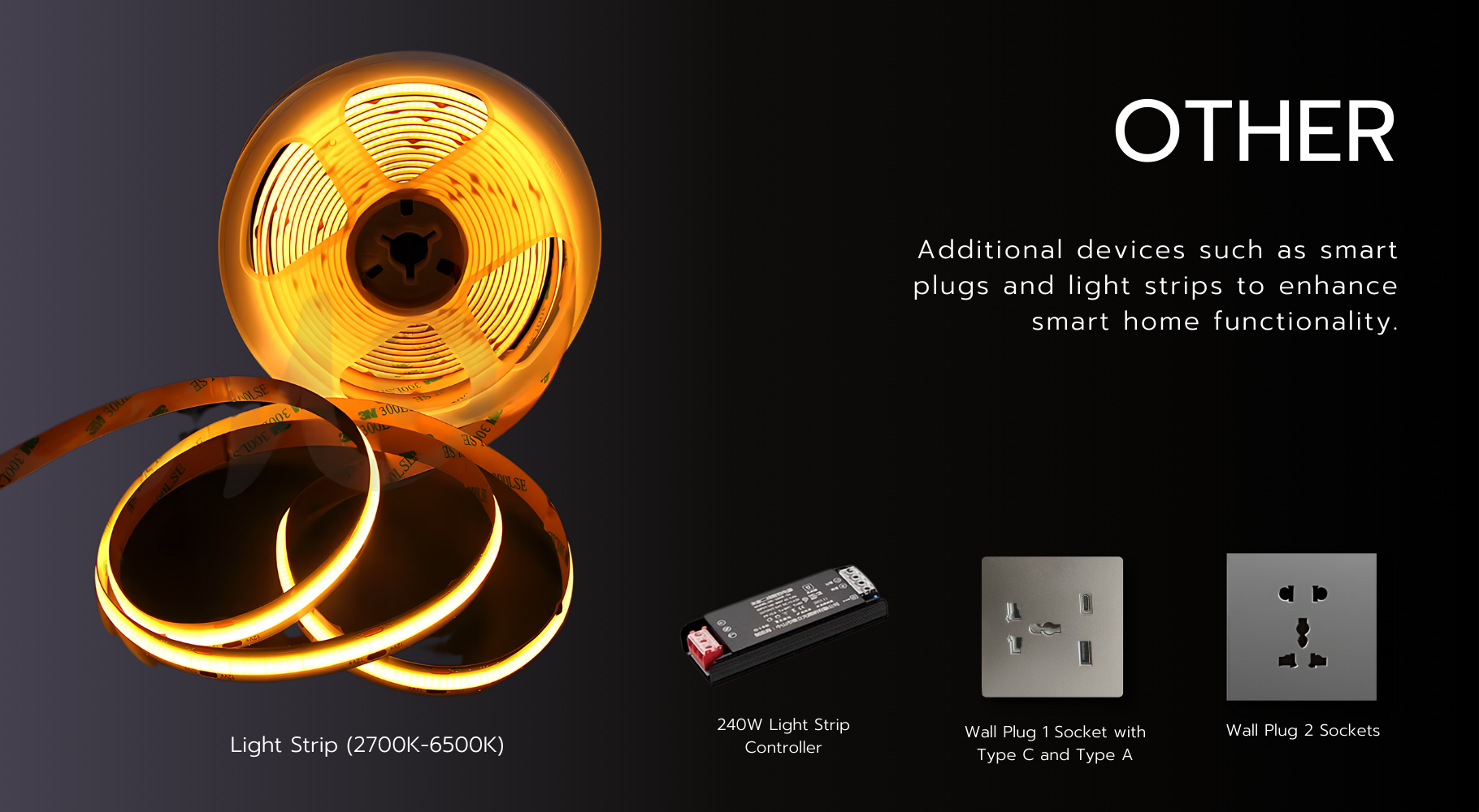 อุปกรณ์เสริมอื่น ๆ — อุปกรณ์ Smart Home InHouse
