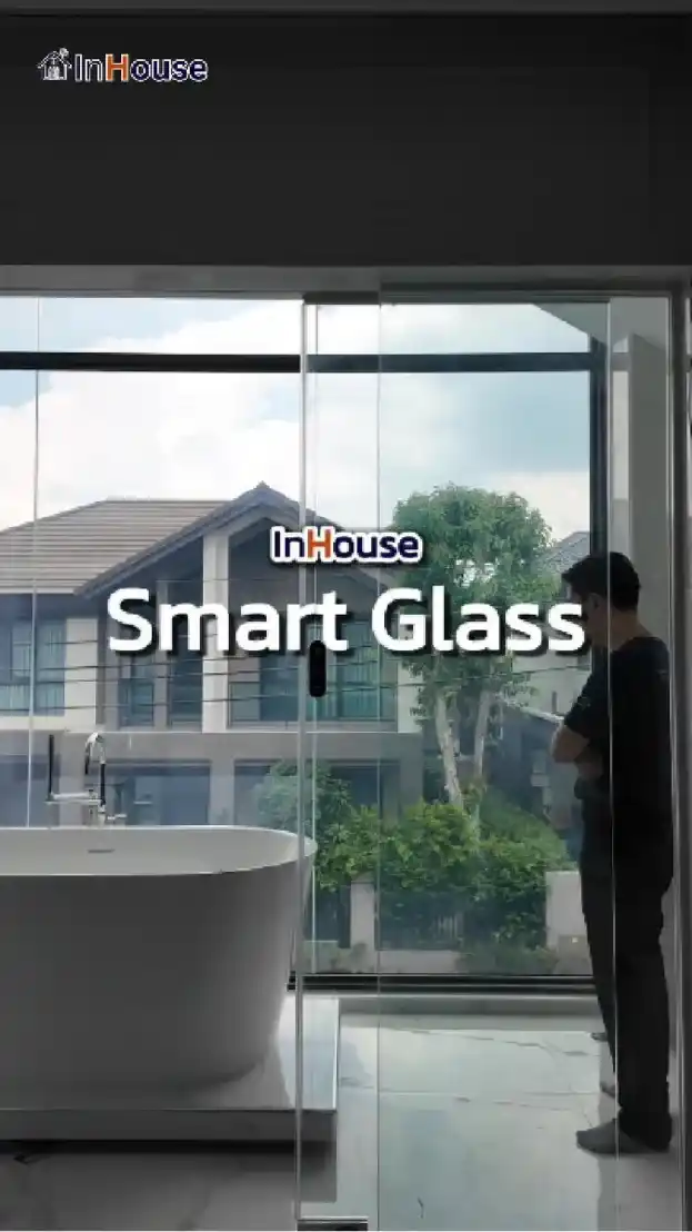 วิดีโอผลงานติดตั้ง กระจกฝ้าไฟฟ้า Bangkok Boulevard Rama 9-2 – Smart Glass Private Enclosure