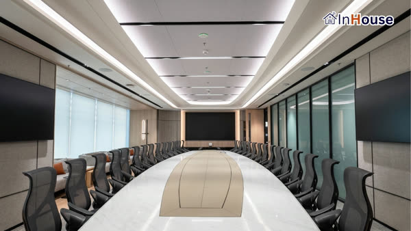 EY Thailand – ฟิล์มไฟฟ้ากั้นห้องประชุมใหญ่ One Bangkok Tower 3 ติดตั้งฟิล์มไฟฟ้า โดย InHouse Technology