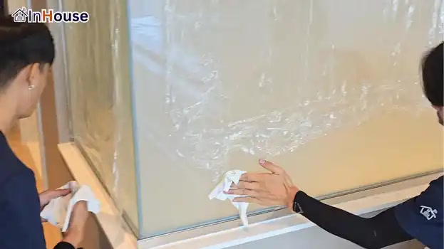 ความสะอาดระดับพรีเมียม ฟิล์มไฟฟ้า เก็บรายละเอียดหลังติดตั้งเสร็จ — Four Seasons Private Residences – Smart Sexy Bathroom