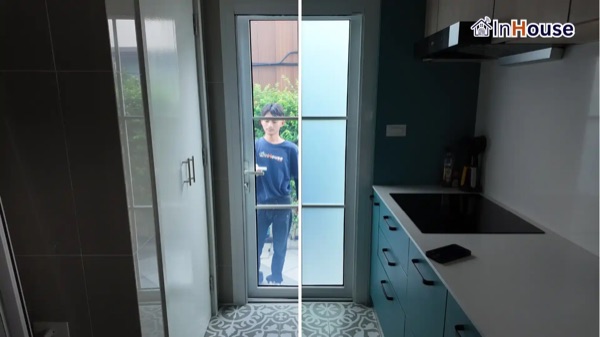 คุณพอล (Saransiri) – Grid Door ติดตั้งฟิล์มไฟฟ้า โดย InHouse Technology