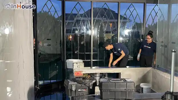 Pain Point ฟิล์มไฟฟ้า Glass House กระจกใสสะสมความร้อนสูง — บ้านริมทะเลสาบ – กระจกปรับแสงในห้องเรือนกระจก