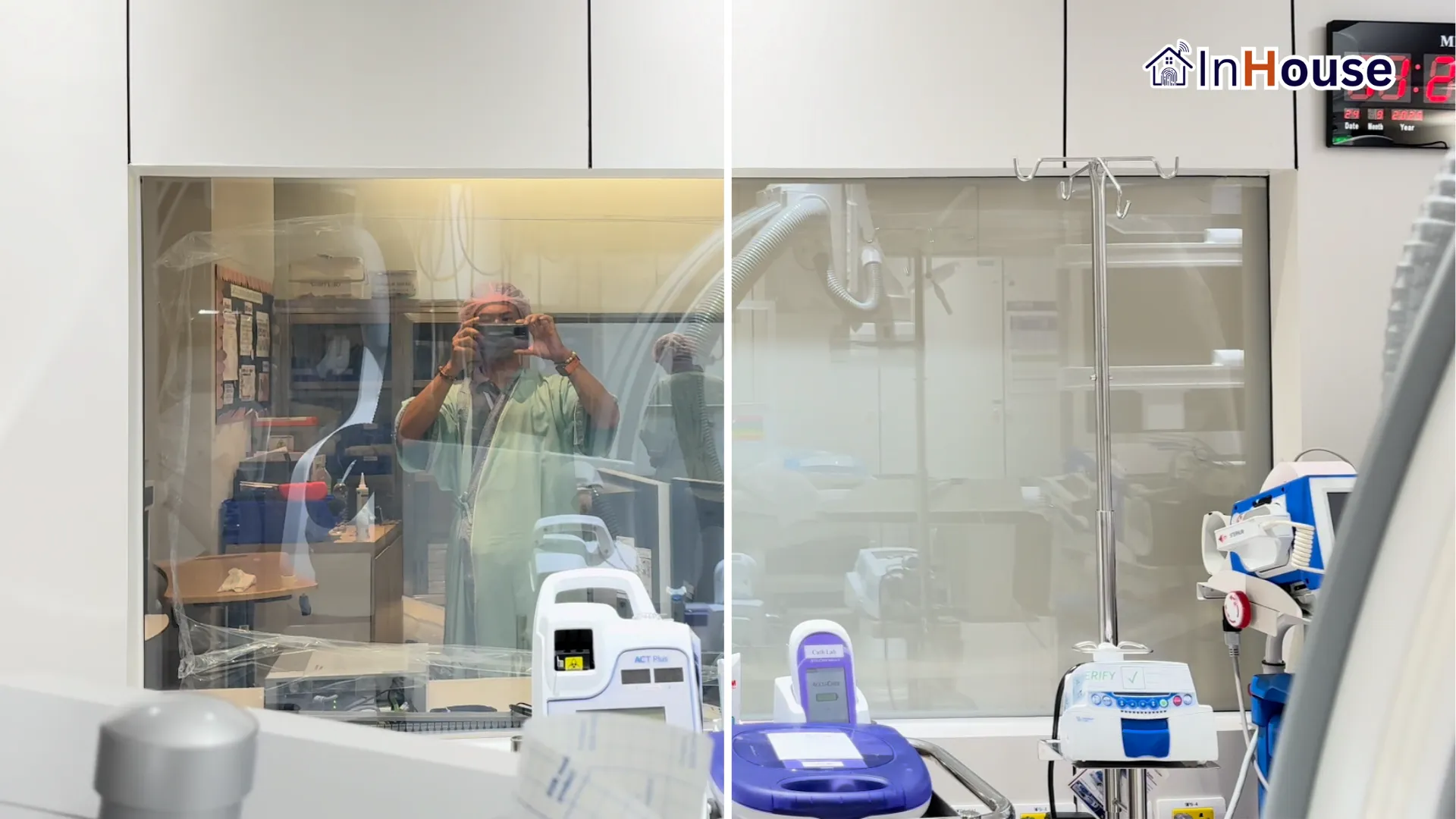 ผลงานติดตั้งฟิล์มไฟฟ้า Smart Film · MedPark Hospital – ยกระดับความปลอดภัยห้องผ่าตัด · โดย InHouse