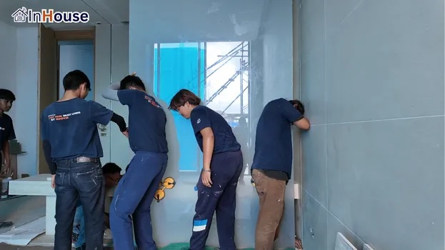 โครงสร้างแข็งแรง ใช้งานได้ยาวนาน ฟิล์มไฟฟ้า กระจกนิรภัยแข็งแรง ทนทาน 15+ ปี — Sexy Bathroom – กระจกฝ้าไฟฟ้าระบบดิมเมอร์คุมความละมุนได้ดั่งใจ