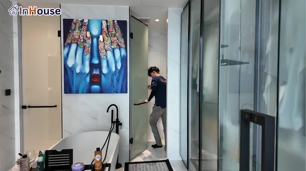 เปิดใสเมื่อต้องการโชว์ดีไซน์ ฟิล์มไฟฟ้า สลับใสโชว์ดีไซน์ให้ห้องดูกว้าง — TAIT Sathorn 12 – ฟิล์มไฟฟ้าประตูห้องน้ำหมดปัญหาเชื้อราเสริมลุคพรีเมียม