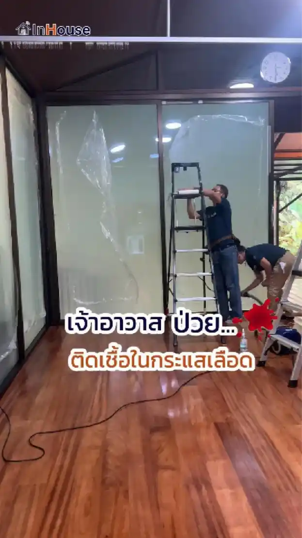 วิดีโอผลงานติดตั้ง ฟิล์มไฟฟ้า วัดเขาใหญ่ญาณสัมปันโน – ห้องเจ้าอาวาส