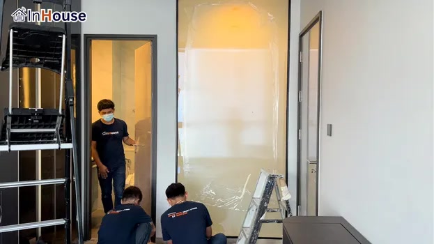 โหมดทึบ ฟิล์มไฟฟ้า หรูหราเหนือระดับแทนการใช้มู่ลี่ — คุณโย (The Crest Park Residences) – กระจกอัจฉริยะสำหรับห้องน้ำ