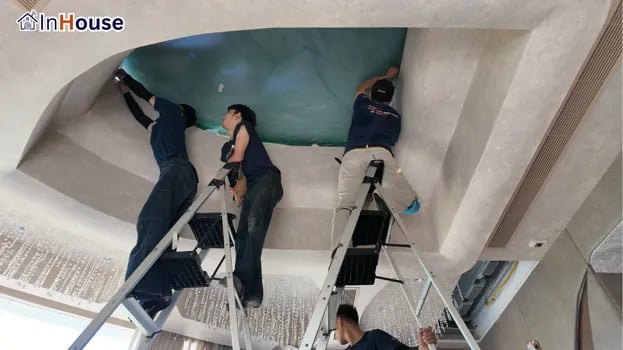 ทดสอบโหมดทึบ Sky Light ฟิล์มไฟฟ้า ลดแสงแดดเข้าทันใจ — The Yard เขาใหญ่ – Sky Light บ้านพักกอล์ฟ Smart Film ลดร้อน