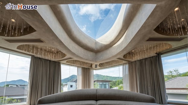 Sky Light เปิดใสรับวิวเขา ฟิล์มไฟฟ้า บรรยากาศบ้านพักเขาใหญ่ — The Yard เขาใหญ่ – Sky Light บ้านพักกอล์ฟ Smart Film ลดร้อน