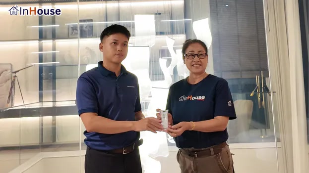 ส่งมอบงานพร้อมความเชื่อมั่น ฟิล์มไฟฟ้า ตรวจสอบและส่งมอบงานอย่างสมบูรณ์ — VIVE Krungthep Kreetha – Grand Living Room