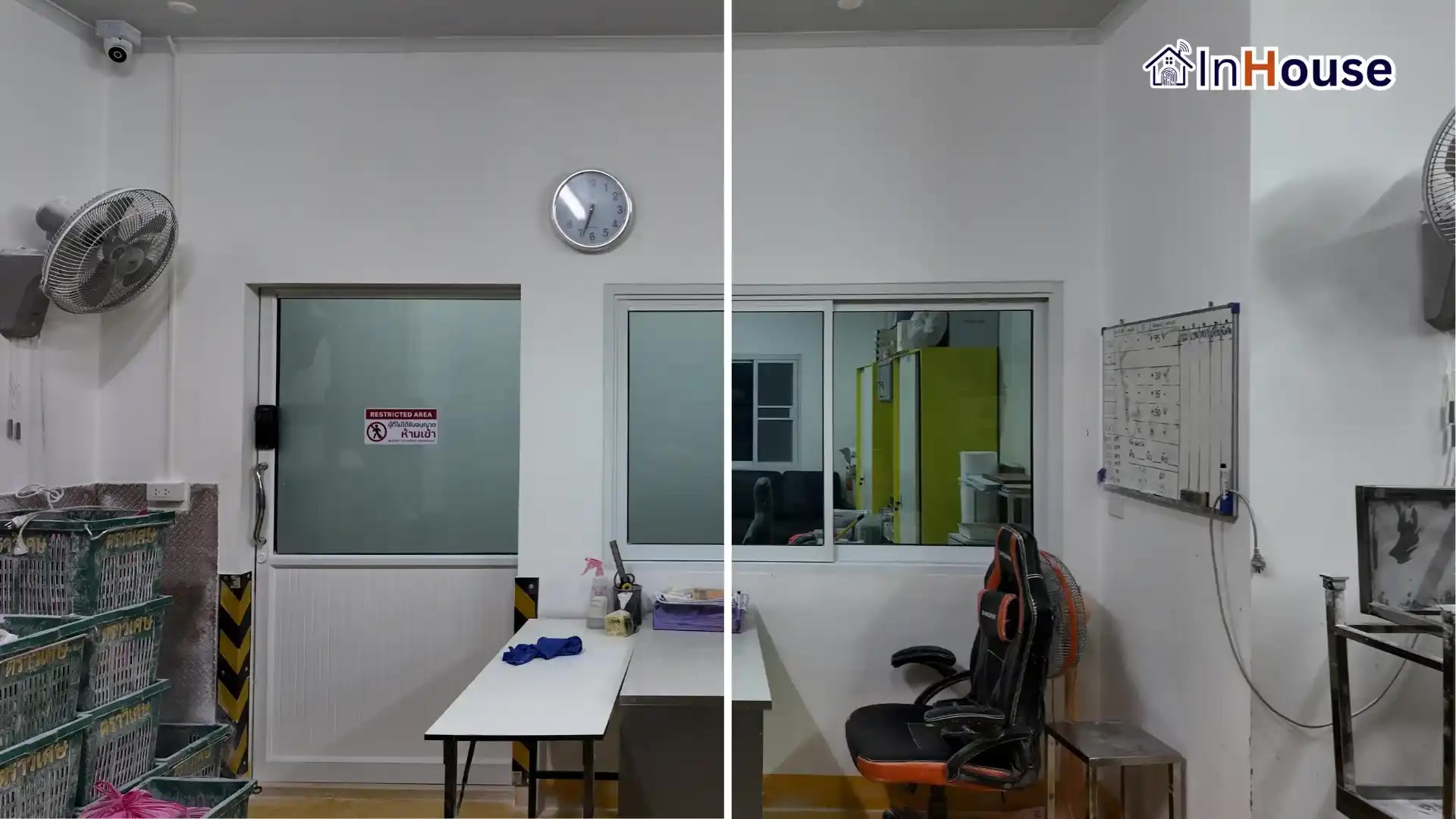 ผลงานติดตั้งฟิล์มไฟฟ้า Wises Noodle – Executive Office โดย InHouse Technology