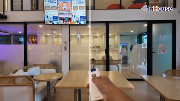 ฟิล์มไฟฟ้าสำหรับ Pet Café และ Pet Hotel · กั้นโซนคน/สัตว์ [คู่มือ 2026]